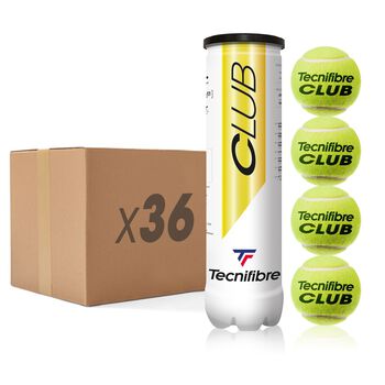 Balles de tennis CLUB - CARTON DE 36 TUBES